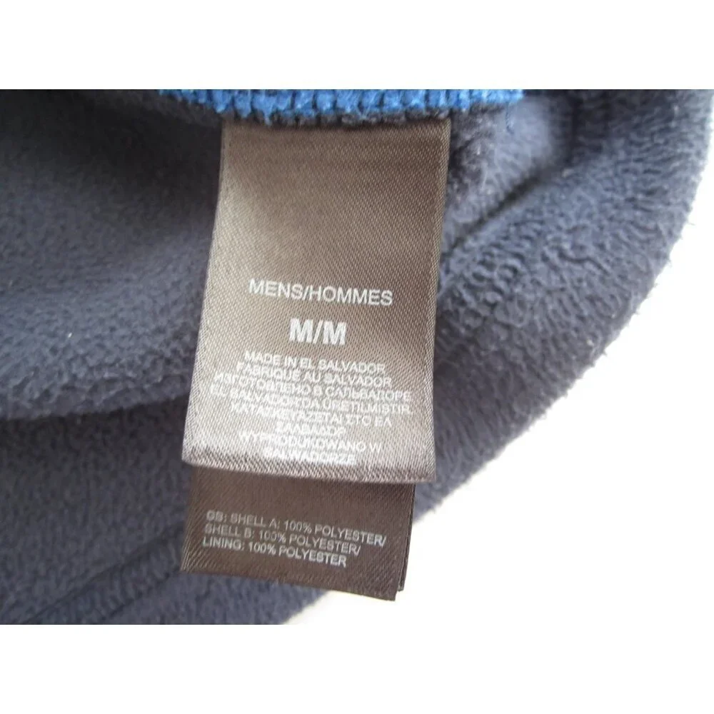 Men's The North Face Polyester Full Zip Fleece Jacket Sz M (MT773) READ
